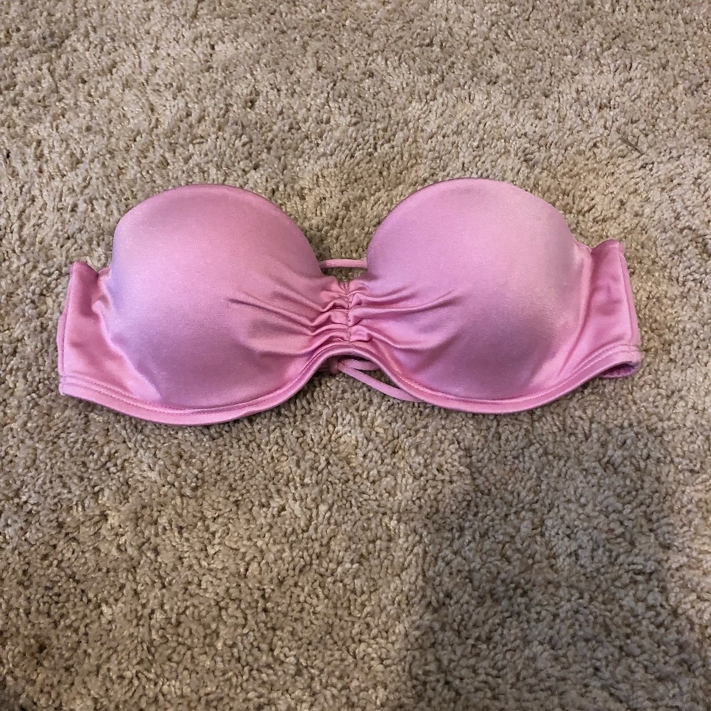 pink bikini top